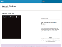 Tablet Screenshot of justasktalkshow.org